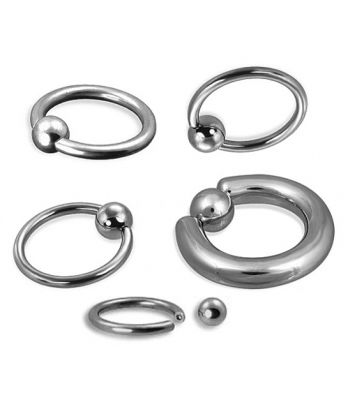 ANNEAU PIERCING AVEC BOULE